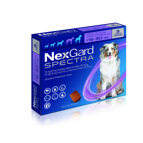 Nexgard Spectra for Large Dogs 15 30kg PetCounter
