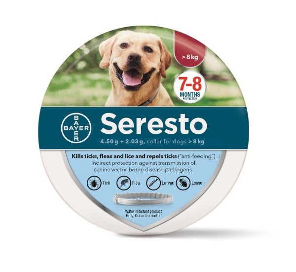 Seresto Large Dog Collar (>8kg)