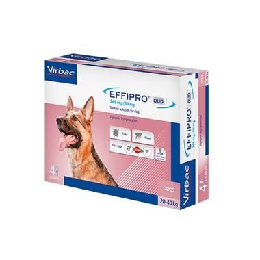 Effipro Duo Large Dog 20-40kg 4 Pack