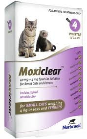 Moxiclear Small Cat & Ferret <4kg