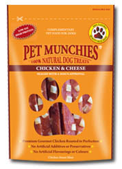 Pet Munchies Chicken & Cheese Dog Treats 100g
